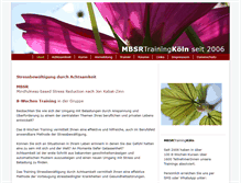 Tablet Screenshot of mbsrkoeln.de